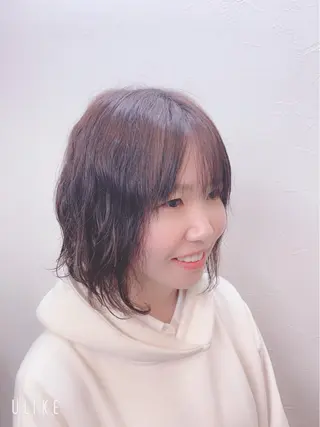 ショート パーマ 菅沼 まみのヘアスタイル