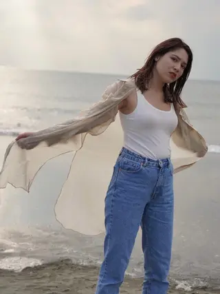 セミロング 柳下 涼のヘアスタイル