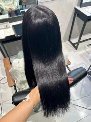 ロング カラー 透明感カラー💙 束感まつげ🪼海月のヘアスタイル