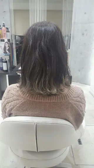 ミディアム brace 立花のヘアスタイル