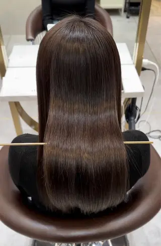 ミディアム カラー パーマ 【美髪矯正) 吉村　清志のヘアスタイル