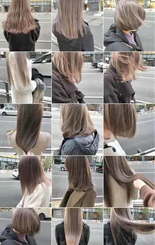 カラー miri髪質改善 久留米/韓国のヘアスタイル