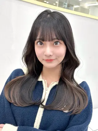 ロング カラー MAEUL luna所属・前髪顔周り/レイヤー 韓国/桔川恒のヘアスタイル