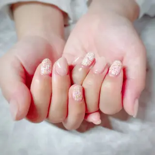 ネイル マジョリカ ブルーのネイルデザイン