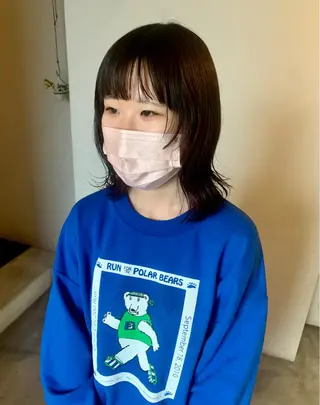 ミディアム カラー パーマ メンズ room3小出 奈央子のヘアスタイル