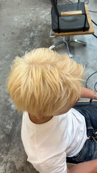 ショート Rosso Hair&SPA 大橋店所属・nanami🎀/ ふんわりカラーのヘアスタイル