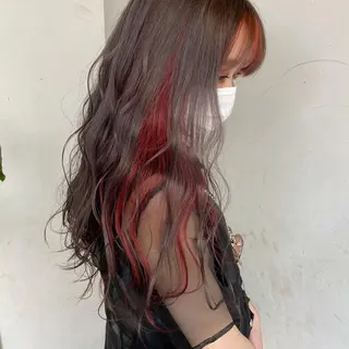 カラー AYANE 韓国ヘア /レイヤーカットのヘアスタイル