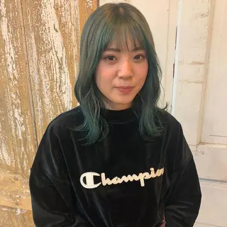 ミディアム カラー kimika🥑 メンズ/髪質改善のヘアスタイル