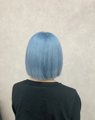 ミディアム カラー UNBLEACH ブリーチカラーのヘアスタイル