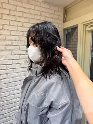 ミディアム 阿部 ことみ /メンズカットモデルのヘアスタイル