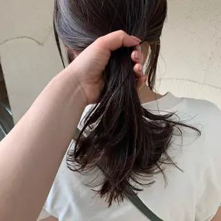 ロング カラー 韓国×巻ける髪質改善 💍maki💍のヘアスタイル