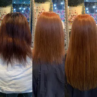 ロング カラー ヘアアレンジ マツエク・マツパ haco+所属・🌈派手髪エクステ ブレイズ🌈ひろとのヘアスタイル