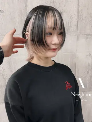 ショート 🐺立川のウルフ屋 さん🐺おかみ🐺のヘアスタイル