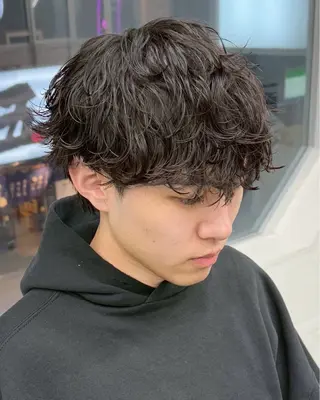 パーマ メンズ ブリーチ/パーマ特化 / Miyuki🎨のヘアスタイル