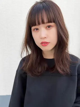 ミディアム ヘアアレンジ 田中 あやなのヘアスタイル