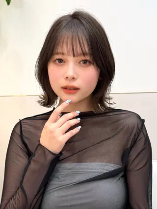 ミディアム 新宿/髪質改善/ボブ 韓国レイヤー大重聖斗のヘアスタイル