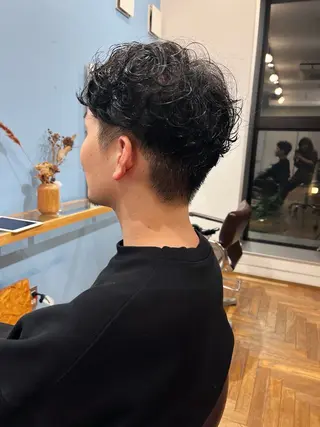 ショート パーマ 暖色/パーマ 🌼クニトウメイのヘアスタイル