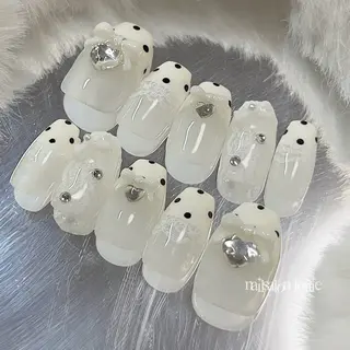 ネイル lettie🎀 京都ガーリーネイルのネイルデザイン