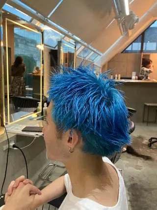 ショート ダブルカラー /垣尾颯大のヘアスタイル