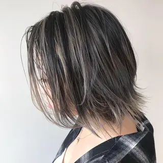 ミディアム カラー Lien 深井店のヘアスタイル