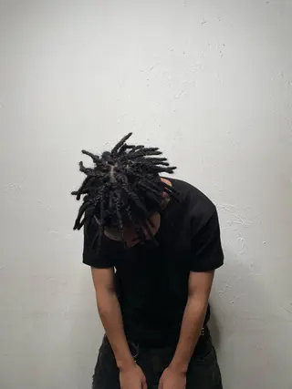 メンズ コーンロウ／ブレイズ SYUのヘアスタイル