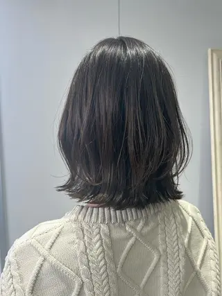 ミディアム 河田 ゆかりのヘアスタイル