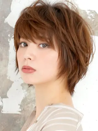 ショート カラー nao*c北大和店 スタイリスト担当のヘアスタイル