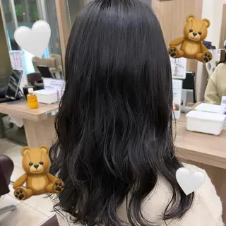 ロング パーマ ヘアアレンジ 🦋髪質改善 今宮梨沙🦋のヘアスタイル