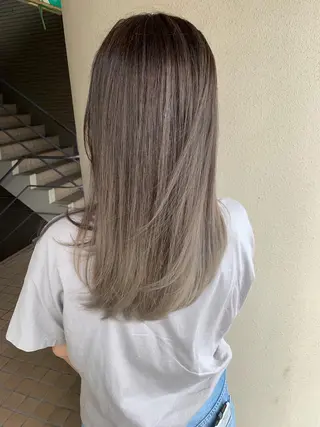 カラー 本町/新町/心斎橋 透明感カラーSANCのヘアスタイル