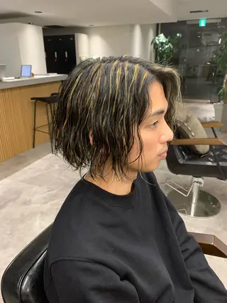 カラー Rubik's 和歌山×ミルボンAujua 認定サロン所属・濱野 晃佑のヘアスタイル