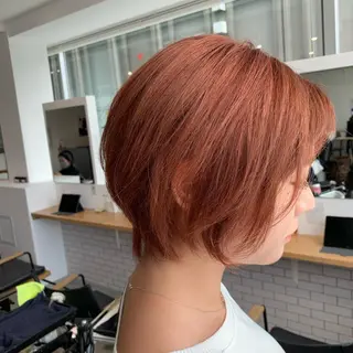 ショート ヨシミ カズヤのヘアスタイル