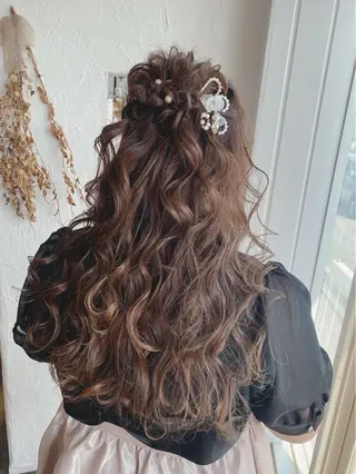 ロング ヘアアレンジ 美容室 ソンリエのヘアスタイル
