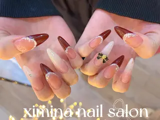 ネイル ximina ネイルサロン北堀江のネイルデザイン