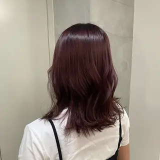 ミディアム カラー 🍓☘️有村萌依 /京都駅👩🏻のヘアスタイル