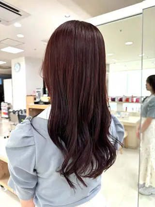 カラー 髪質改善/縮毛矯正/ 暖色カラー💫のヘアスタイル