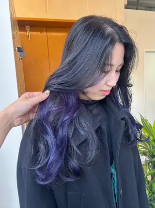 ロング レイヤーカット/ 透明感カラーmikuのヘアスタイル