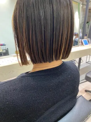 ショート カラー 縮毛矯正・髪質改善 鈴木悠太/当日OK✨のヘアスタイル