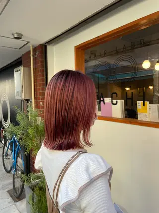ミディアム ‪ ヘアーラボ ハチHAIR RABO HACHI所属・高山 妃のヘアスタイル
