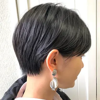 ショート カラー 韓国ヘア /男女❄️ 細江 美紅のヘアスタイル