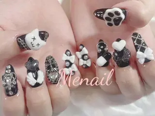 ネイル 🤍POP可愛い🧸 Menailのネイルデザイン