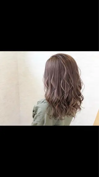 セミロング カラー 韓国レイヤー/髪質 改善/縮毛🤍吉田のヘアスタイル