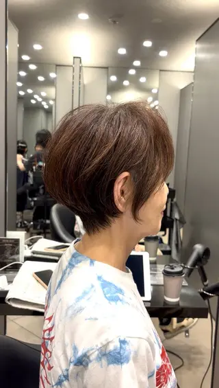 ショート HARUKI  MINATO Japan広島紙屋町店所属・hmj紙屋町店 脊戸智志のヘアスタイル