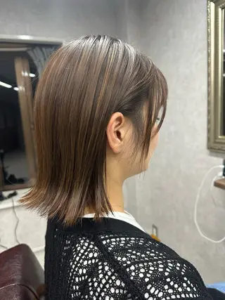 ミディアム カラー Lien 深井店のヘアスタイル