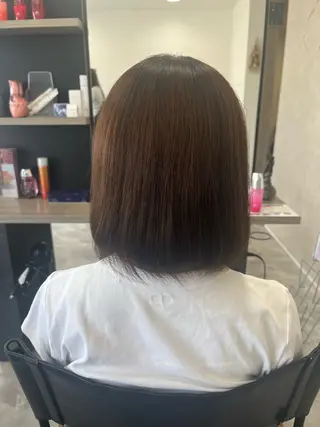 ミディアム カラー Yumi/艶髪/ 透明感カラー🤍のヘアスタイル