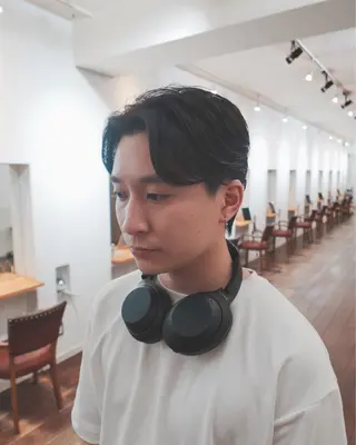 ミディアム メンズ MAKE'S所属・石坂 暢大のヘアスタイル