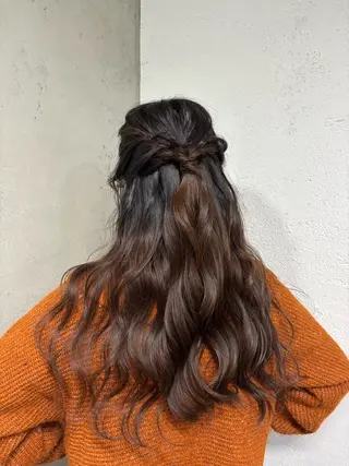 ロング 🍑カラーモデル 募集中もえ🍑のヘアスタイル