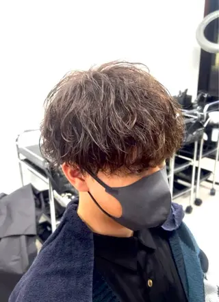 ショート パーマ ✨メンズ特化カラー /アシザワダイキのヘアスタイル