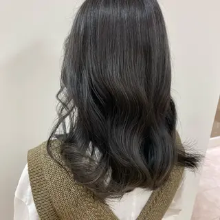 セミロング 個性派/ブリーチ ＊ほのかのヘアスタイル