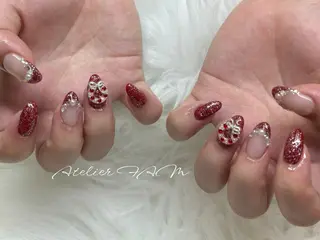 セミロング nail&eyelashsalon atelier fam上本町店所属・アトリエ FAMのネイルデザイン