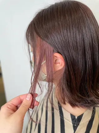 ミディアム カラー IORI #韓国ヘア#髪質改善のヘアスタイル